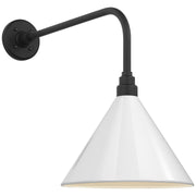 Academy Rex 20" Barn Light Outdoor Wall Lantern in Matte Black