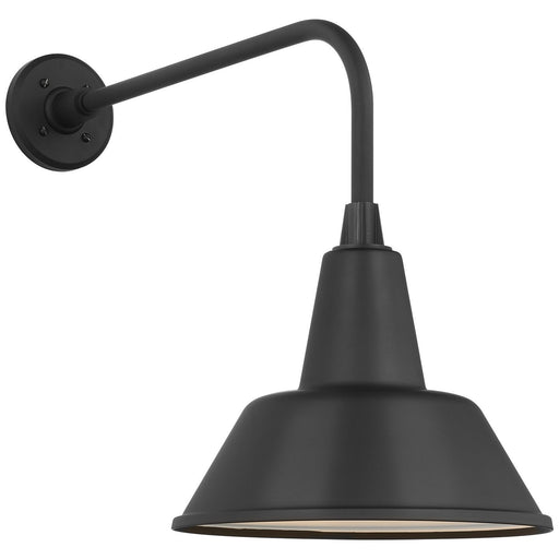 Academy Rex 20" Barn Light Outdoor Wall Lantern in Matte Black