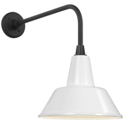 Academy Rex 20" Barn Light Outdoor Wall Lantern in Matte Black