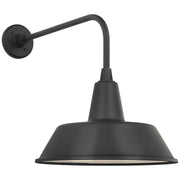 Academy Rex 20" Barn Light Outdoor Wall Lantern in Matte Black