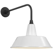 Academy Rex 20" Barn Light Outdoor Wall Lantern in Matte Black