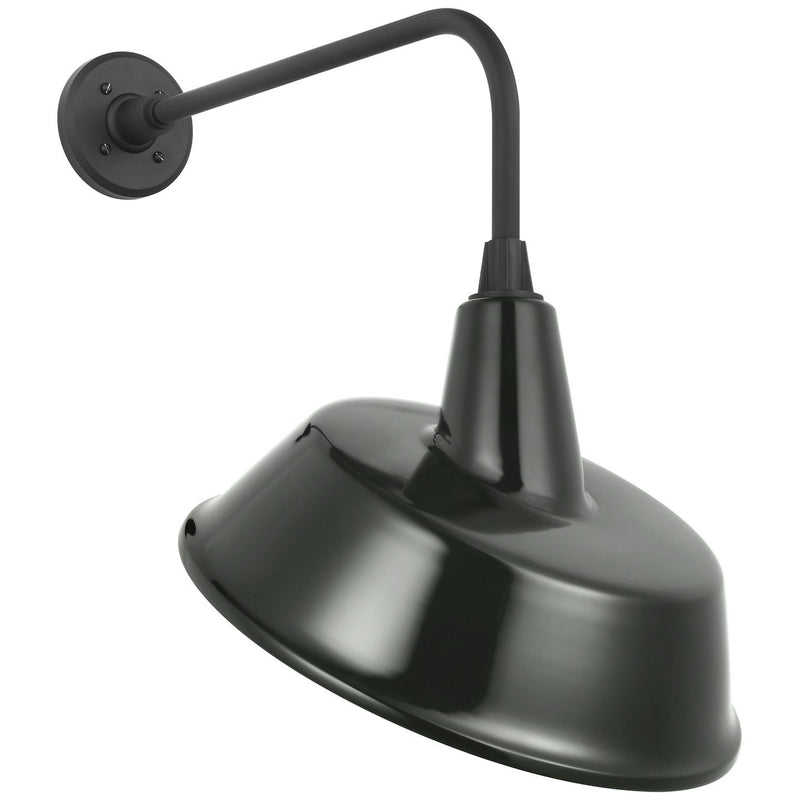 Academy Rex 20" Barn Light Outdoor Wall Lantern in Matte Black