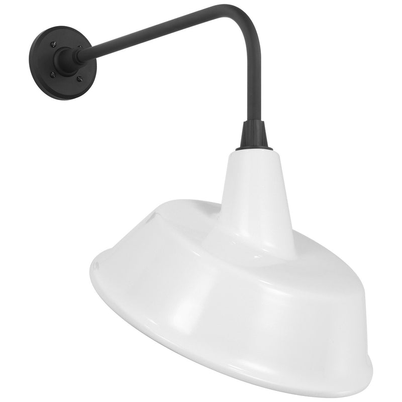 Academy Rex 20" Barn Light Outdoor Wall Lantern in Matte Black