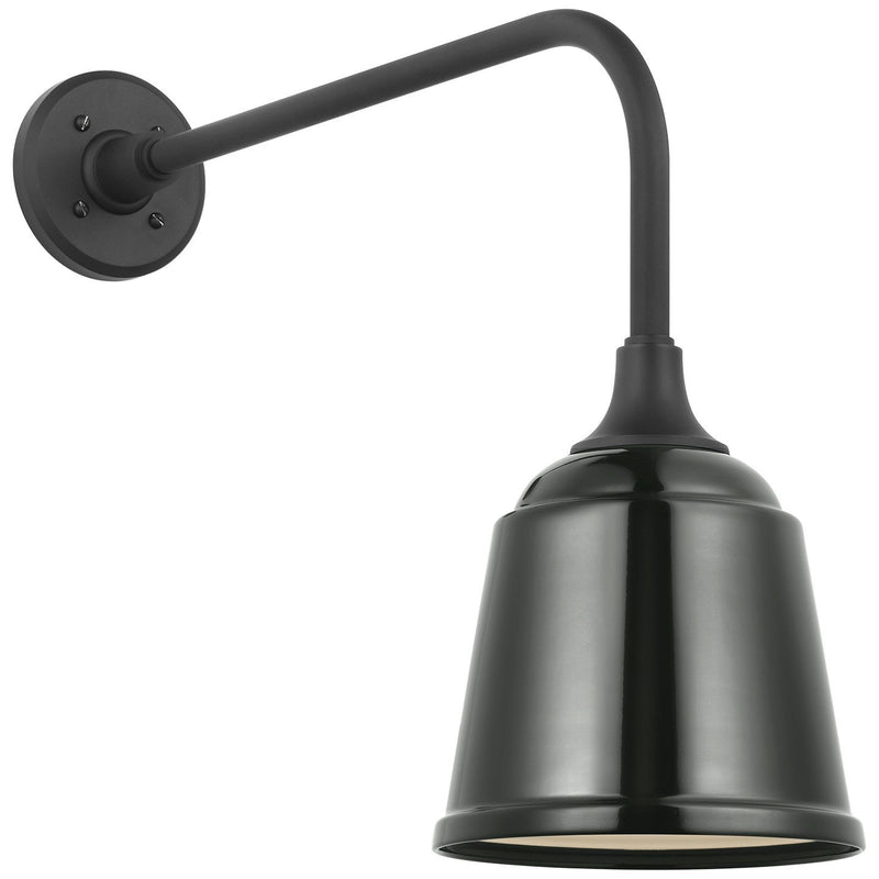 Academy Rex 20" Barn Light Outdoor Wall Lantern in Matte Black