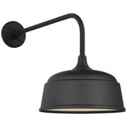 Academy Rex 20" Barn Light Outdoor Wall Lantern in Matte Black