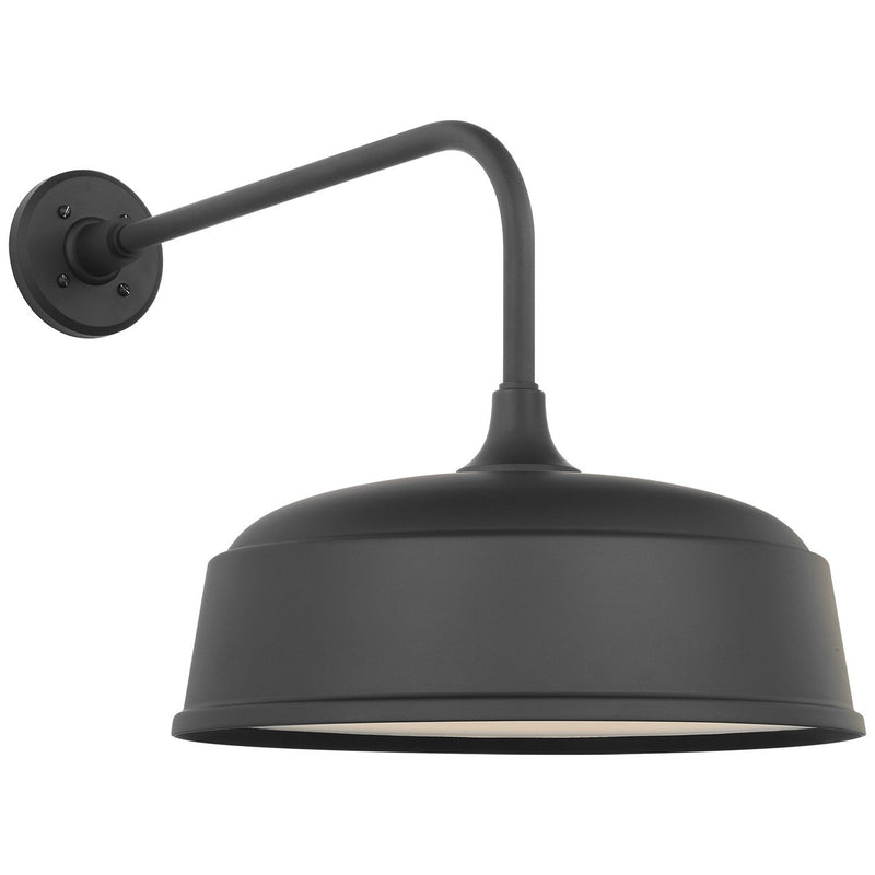 Academy Rex 20" Barn Light Outdoor Wall Lantern in Matte Black