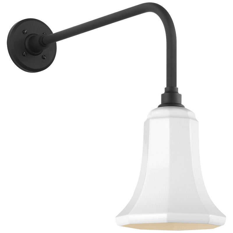 Academy Rex 20" Barn Light Outdoor Wall Lantern in Matte Black