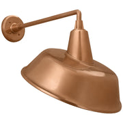 Academy Mack 17.5" Barn Light Outdoor Wall Lantern in Soft Copper