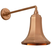 Academy Mack 17.5" Barn Light Outdoor Wall Lantern in Soft Copper