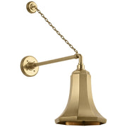 Academy Anchored Mack 17.5" Barn Light Outdoor Wall Lantern in Hand-Rubbed Antique Brass