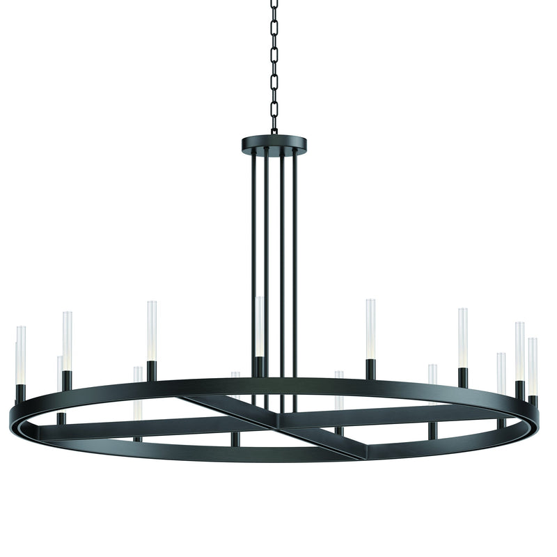 Ovation 15 Light LED Chandelier in Black