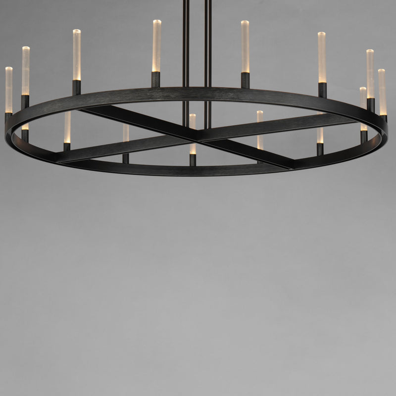 Ovation 15 Light LED Chandelier in Black