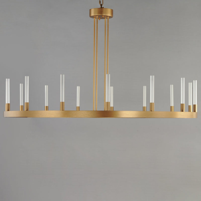 Ovation 15 Light LED Chandelier in Gold