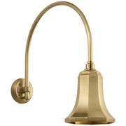 Academy Arched Mack 19.5" Barn Light Outdoor Wall Lantern in Hand-Rubbed Antique Brass
