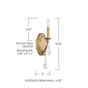 Blakely Large Wall Sconce in Antique Gold