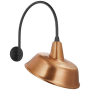Academy Arched Mack 19.5" Barn Light Outdoor Wall Lantern in Matte Black