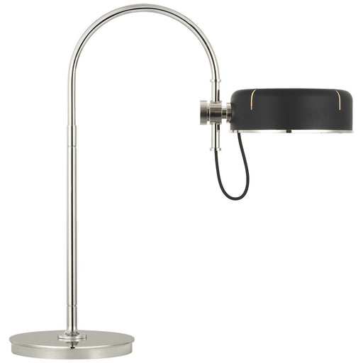 Oso 25" Arc Desk Lamp in Polished Nickel