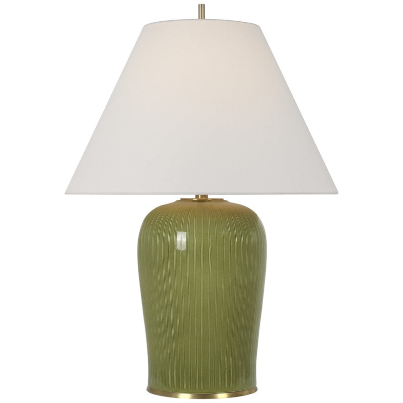 Opera 30" Table Lamp in Light Olive