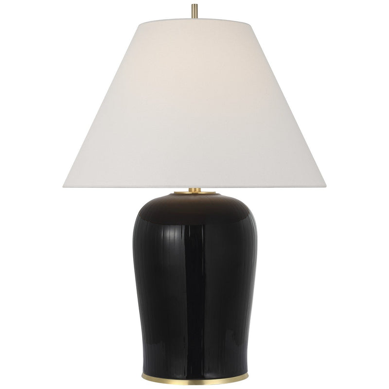 Opera 30" Table Lamp in Raven Black