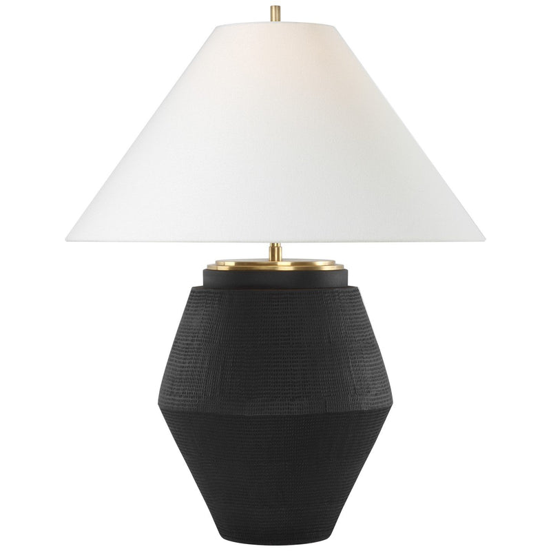 Aten 28" Table Lamp in Shadow Black