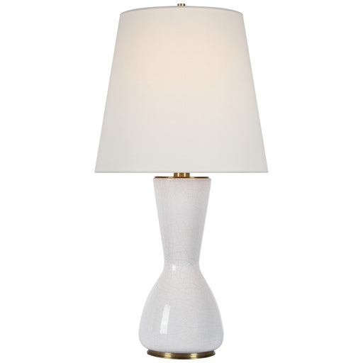 Jess 29" Table Lamp in Crackled Ivory