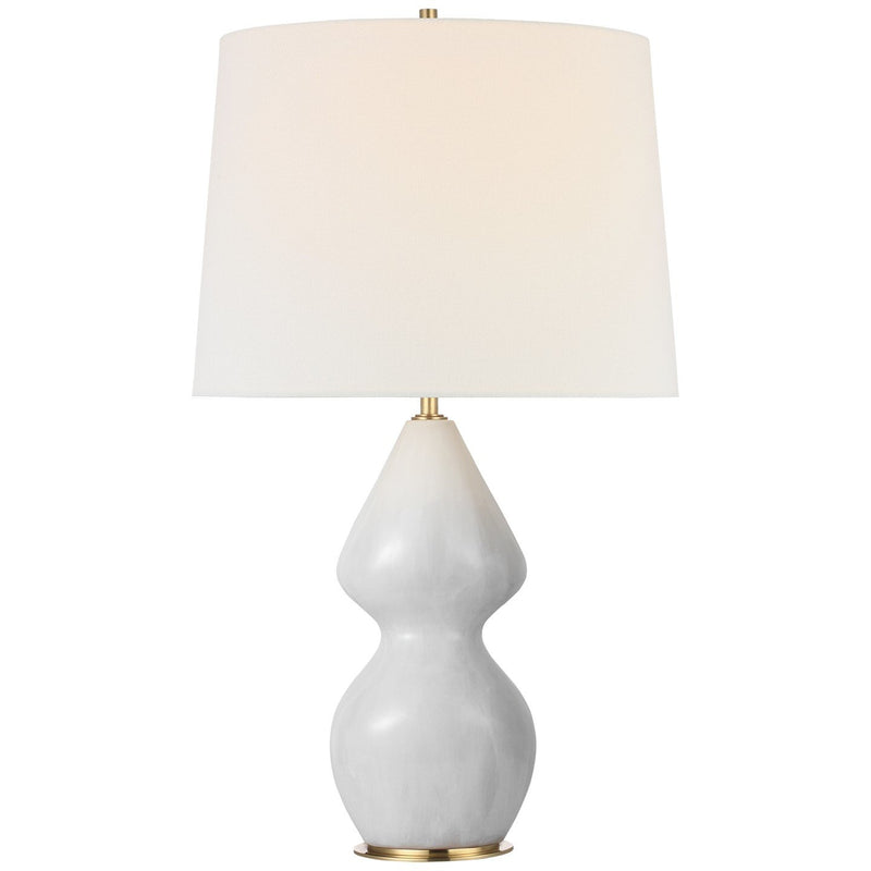 Noppon 30" Table Lamp in Veiled White