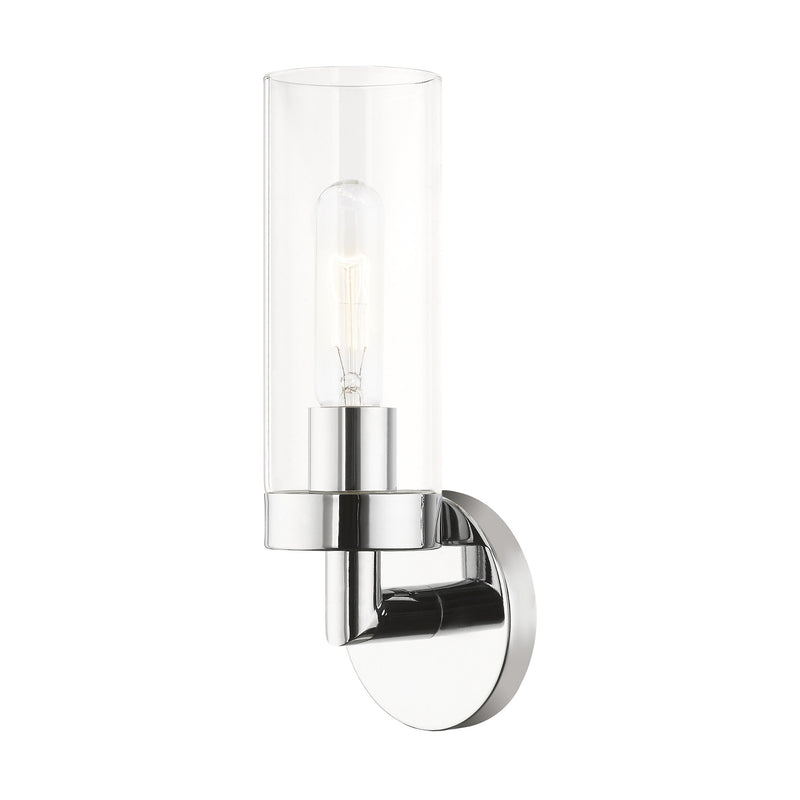 Ludlow ADA Wall Sconce in Polished Chrome