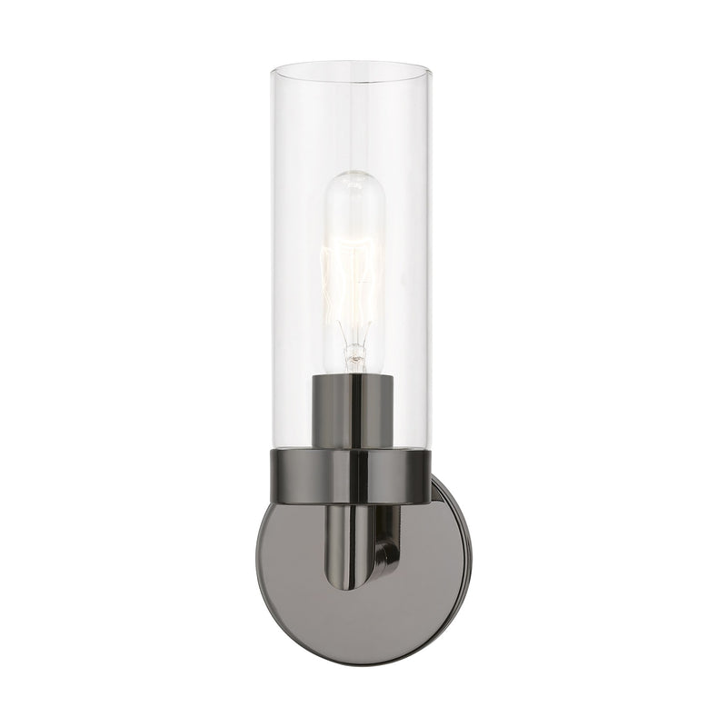 Ludlow ADA Wall Sconce in Black Chrome
