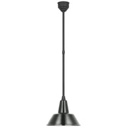 Academy Bowers 12.5" Outdoor Pendant in Matte Black