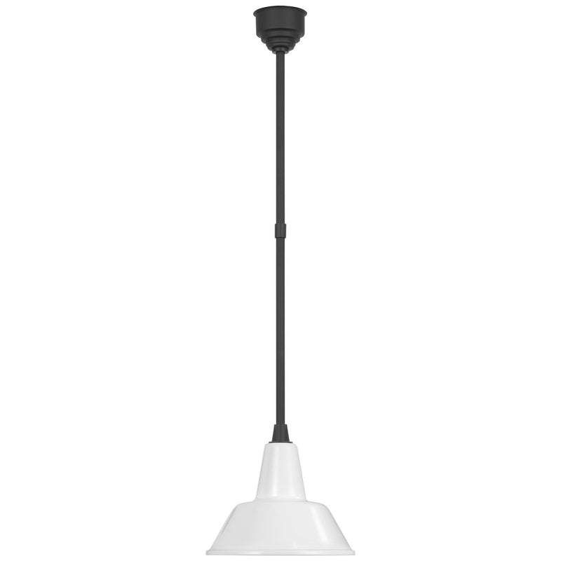 Academy Bowers 12.5" Outdoor Pendant in Matte Black