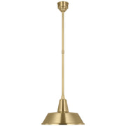 Academy Bowers 16" Outdoor Pendant in Hand-Rubbed Antique Brass
