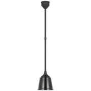 Academy Rockhouse 8" Outdoor Pendant in Matte Black
