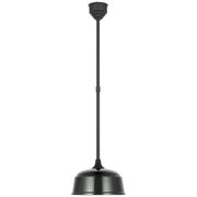 Academy Rockhouse 12.5" Outdoor Pendant in Matte Black