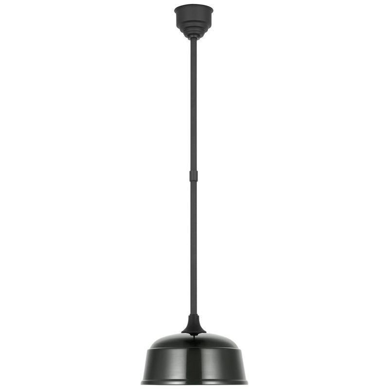 Academy Rockhouse 12.5" Outdoor Pendant in Matte Black