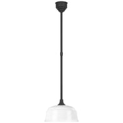 Academy Rockhouse 12.5" Outdoor Pendant in Matte Black