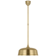 Academy Rockhouse 16" Outdoor Pendant in Hand-Rubbed Antique Brass