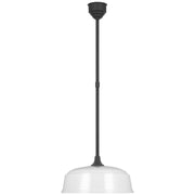 Academy Rockhouse 16" Outdoor Pendant in Matte Black