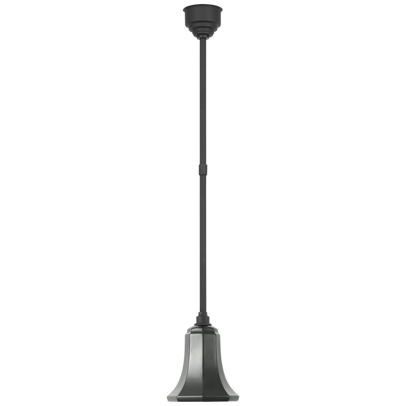 Academy Savannah 7.5" Outdoor Pendant in Matte Black