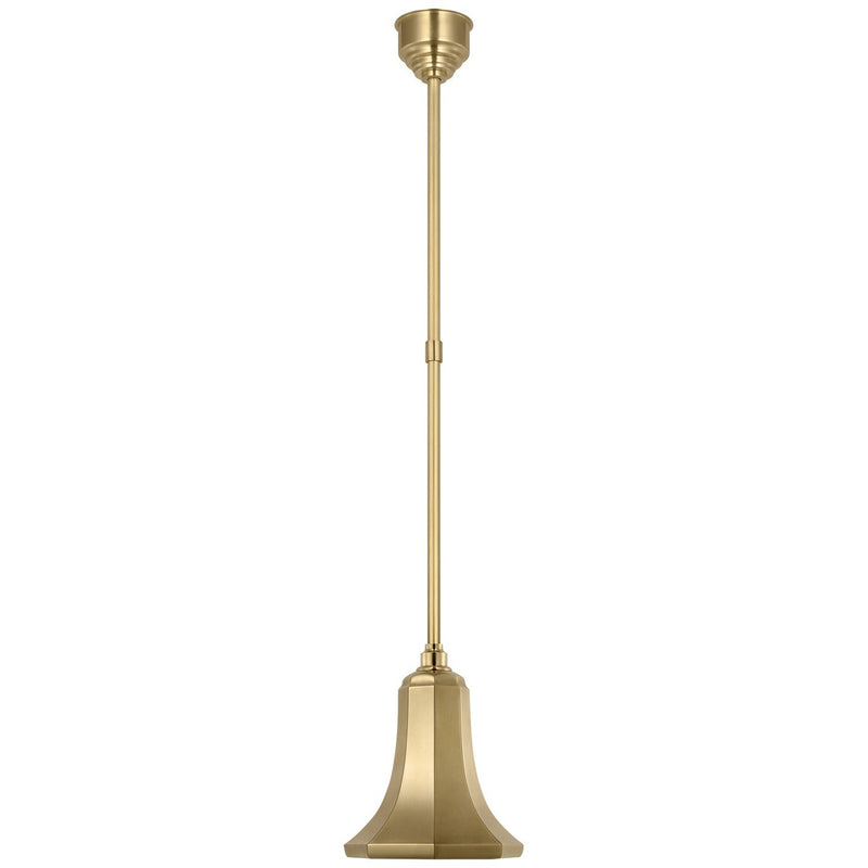 Academy Savannah 9.25" Outdoor Pendant in Hand-Rubbed Antique Brass