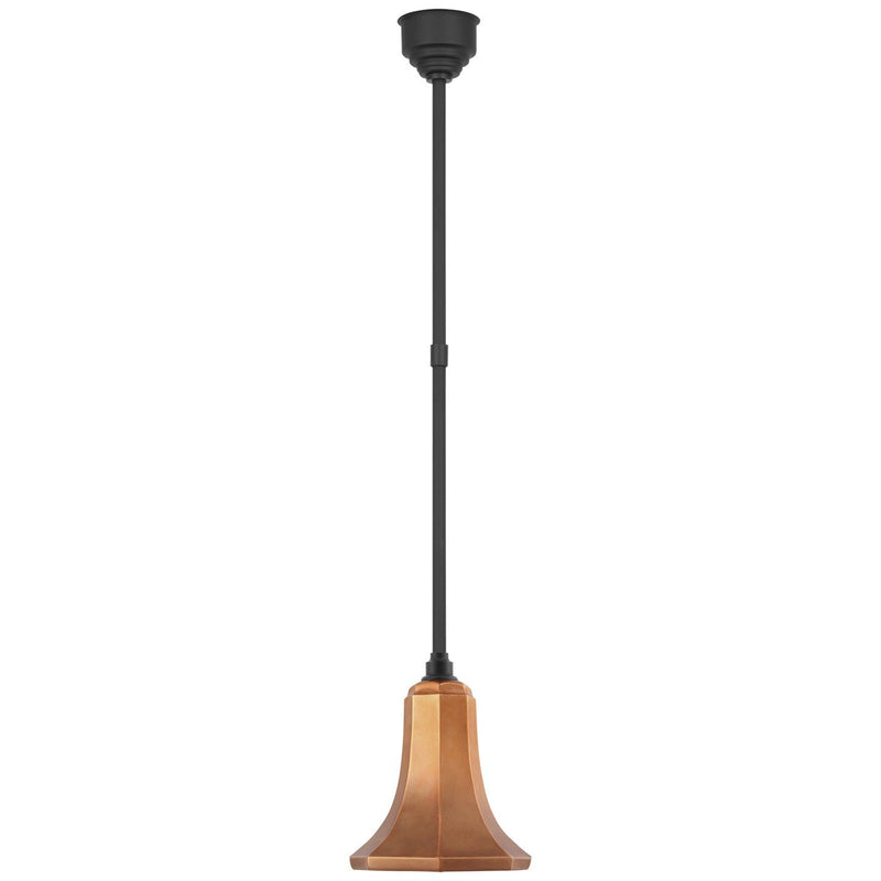 Academy Savannah 9.25" Outdoor Pendant in Matte Black