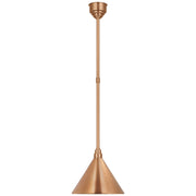 Academy Conical Savannah 12.5" Outdoor Pendant in Soft Copper