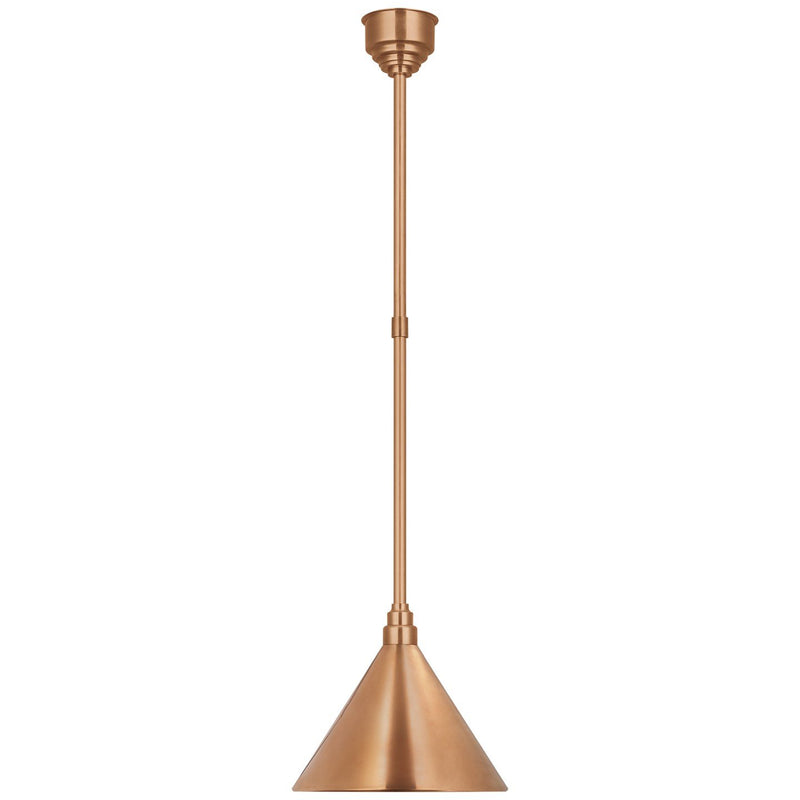 Academy Conical Savannah 12.5" Outdoor Pendant in Soft Copper