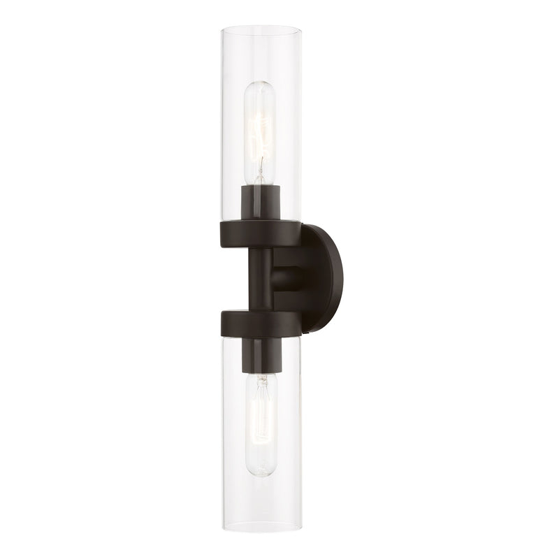 Ludlow 2-Light ADA Bath Vanity Light in Bronze
