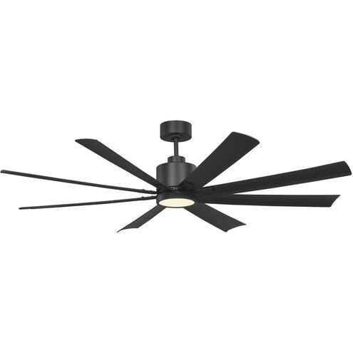 Flera Smart 65" LED Ceiling Fan in Midnight Black