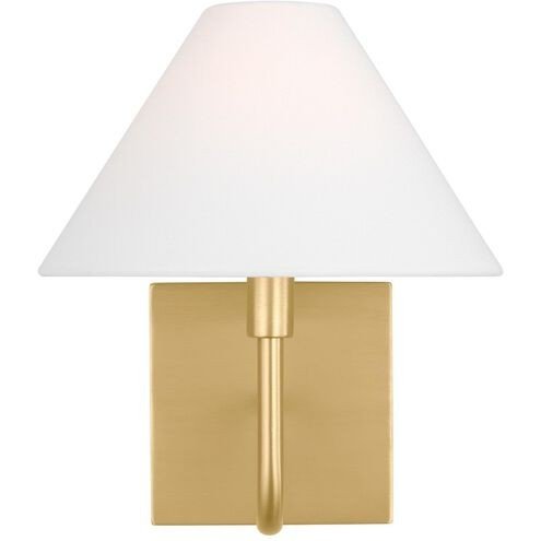 Eldon Small Wall Sconce in Satin Brass