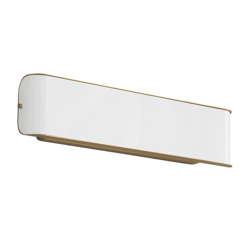 Marcell Bath Vanity Light in Aged Brass