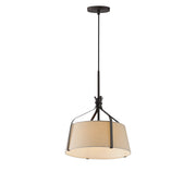 Bandera 14" Pendant in Dark Bronze