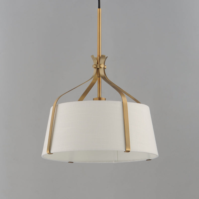 Bandera 14" Pendant in Natural Aged Brass