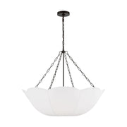 Stassi Medium 4-Light Pendant in Aged Iron