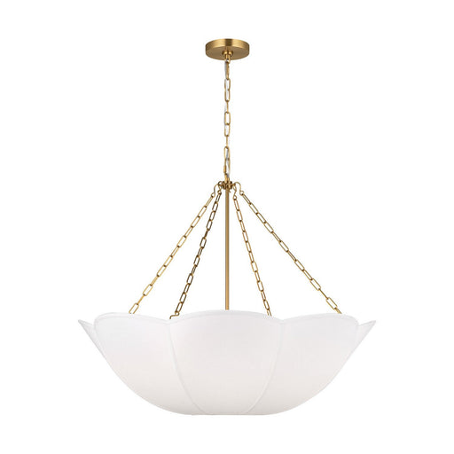 Stassi Medium 4-Light Pendant in Burnished Brass